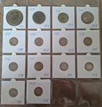 14 stuks oude Engelse zilveren munten., Ophalen of Verzenden, Overige landen, Zilver
