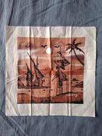Vintage Ciptoning Batik kunstwerk. Indonesisch. 29x30 cm., Ophalen of Verzenden