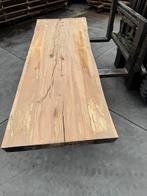 Mooie beuken boomstamtafelbladen 250x75x6cm, Doe-het-zelf en Verbouw, Hout en Planken, Ophalen, 200 tot 250 cm, Plank, 50 mm of meer