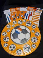 Oranje koningsdag voetbal nieuwe raamstickers / borden samen, Ophalen of Verzenden, Nieuw