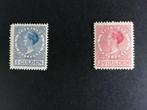 NVPH nrs. 163 & 164 Koningin Wilhelmina 1926-1927, Postzegels en Munten, Postzegels | Nederland, Ophalen of Verzenden, T/m 1940