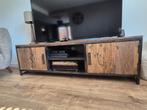 TV Meubel Ledston, Huis en Inrichting, Kasten | Televisiemeubels, Gebruikt, Verzenden, 150 tot 200 cm, Metaal