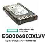 Nieuwe verzegeld HPE 600GB 10K SAS 12G HDD - GEN8 Server, Computers en Software, Servers, Ophalen of Verzenden, Nieuw, Onbekend