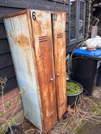 Oude metalen locker kast, Ophalen of Verzenden, Gebruikt
