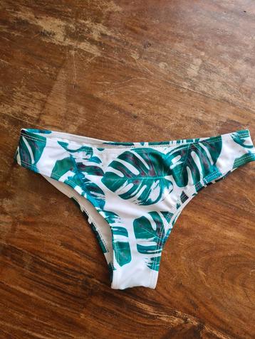 Shein bikini broekje maat M groen/wit