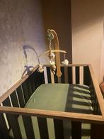 Baby Box met matras, lade en knuffel draaimolen met muziek, Ophalen, Gebruikt, Rechthoekig, In hoogte verstelbaar