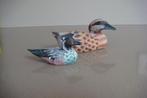 Letterbak figuren 2 houten eendjes (samen € 2,00), Ophalen, Zo goed als nieuw, Dier