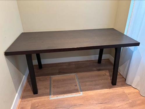 IKEA Tafel Vastanby zwartbruin, Huis en Inrichting, Bureaus, Gebruikt, Ophalen