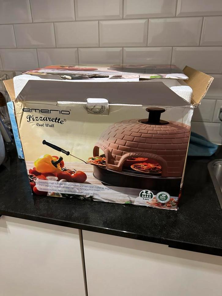 Pizzarette - Gezellig pizza's bakken!, Witgoed en Apparatuur, Ovens, Nieuw, Vrijstaand, Oven, Minder dan 45 cm, Ophalen of Verzenden