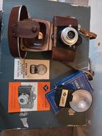 Vintage Agfa Click-II Camera met Flitser en Tas, Ophalen of Verzenden