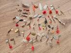 40 stuks oldschool vintage spinners blinkertjes terrible fly, Ophalen of Verzenden, Gebruikt, Overige typen