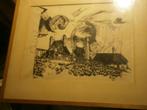 Charles Eyck, ?? Station   ?? Met grote rookpluimen. ?, Antiek en Kunst, Ophalen