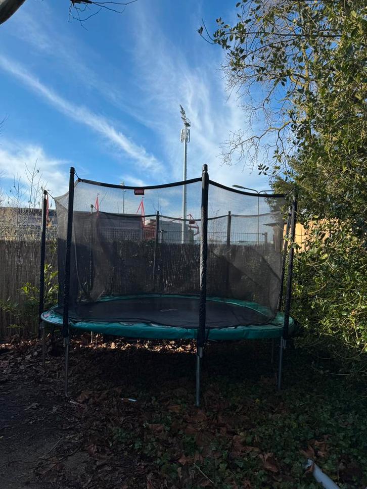 Trampoline merk Berg, diameter 380cm, Kinderen en Baby's, Speelgoed | Buiten | Trampolines, Zo goed als nieuw, Ophalen