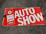Groot Chrysler Auto Show reclame banner, Verzamelen, Merken en Reclamevoorwerpen, Reclamebord, Gebruikt, ., Ophalen of Verzenden