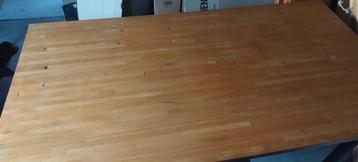 IKEA werktafel / hobbytafel – 150x80 cm massief hout beschikbaar voor biedingen