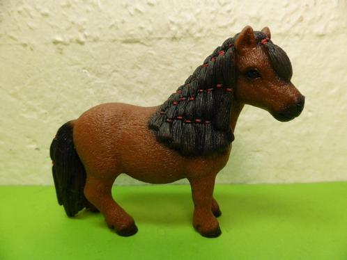 Schleich 82978 shetlander, dierfiguur, Verzamelen, Dierenverzamelingen, Gebruikt, Beeldje of Figuurtje, Paard, Ophalen of Verzenden