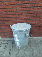 Zinken vuilnisbak, Ophalen, Zo goed als nieuw, Minder dan 50 cm