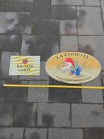 La Chouffe - Bacardi Lemon metalen borden, Ophalen of Verzenden, Zo goed als nieuw, Reclamebord, Plaat of Schild, Overige merken