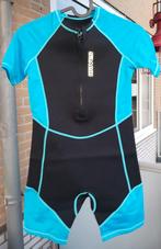 Wetsuit maat 146-152 zwart/aquablauw, Watersport en Boten, Watersportkleding, Ophalen, Zo goed als nieuw, Kind, Wetsuit