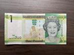 1 Pound Jersey 2010 Bankbiljet p-32b #1, Ophalen of Verzenden, Overige landen, Los biljet