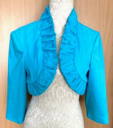 Joseph Ribkoff jasje/bolero maat 42, Kleding | Dames, Jasjes, Kostuums en Pakken, Zo goed als nieuw, Jasje, Maat 42/44 (L), Overige kleuren