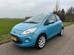 Ford Ka 1.2 Titanium 2009 Blauw | Airco | Nieuwe Apk, Auto's, Voorwielaandrijving, Stof, 4 cilinders, Origineel Nederlands