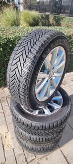 Originele VW felgen met winterbande 205 55 16 MICHELIN ALPIN, Auto-onderdelen, Banden en Velgen, Gebruikt, Velg(en), 16 inch, 205 mm