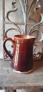 oude verweerde profençaalse kan bruinglazuur, Antiek en Kunst, Antiek | Keramiek en Aardewerk, Ophalen of Verzenden