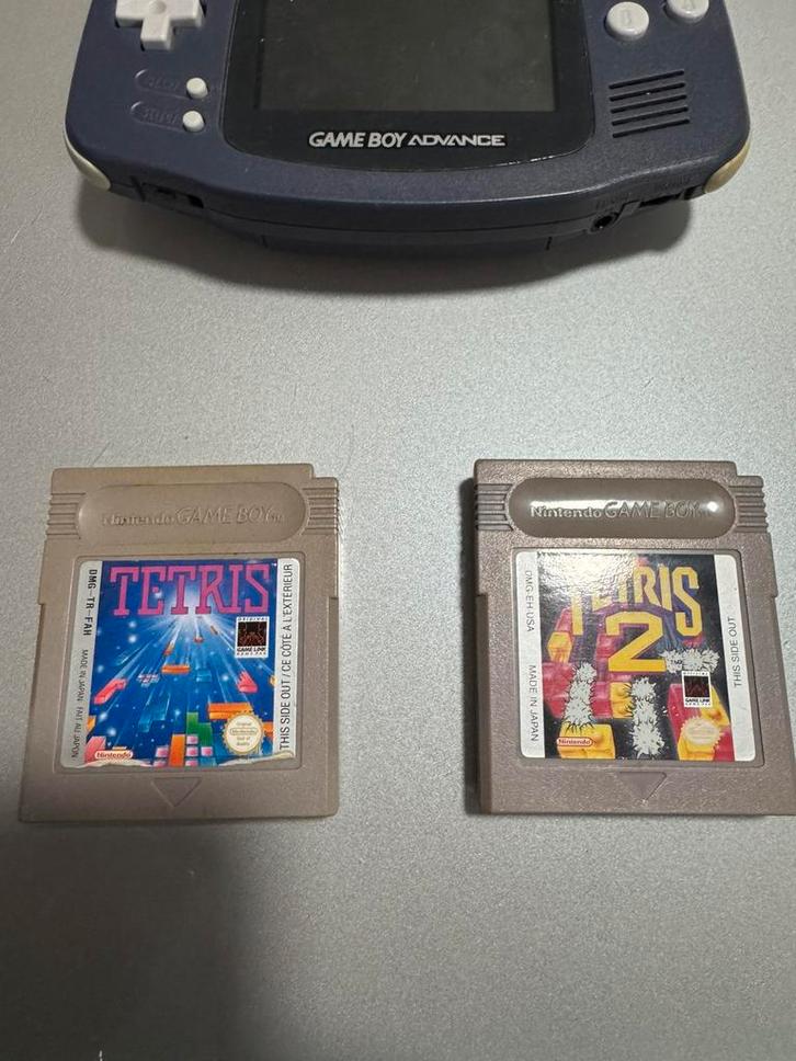 Tetris 1 & 2, Spelcomputers en Games, Spelcomputers | Nintendo Game Boy, Zo goed als nieuw, Overige modellen, Ophalen of Verzenden