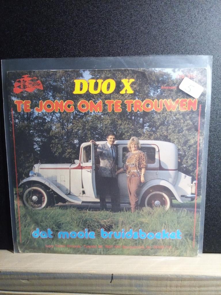 Duo X -Te jong om te trouwen, Ophalen of Verzenden, Gebruikt, Levenslied of Smartlap