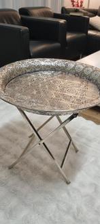 Oosterse Bijzettafel & Etagère Set, Ophalen, Zo goed als nieuw