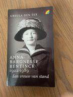 U. den Tex - Anna Baronesse Bentinck 1902-1989, Verzenden, Gelezen, U. den Tex
