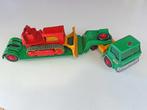 Ford Tractor met Dyson Low Loader en Buldozer K-17, Ophalen, Gebruikt, Bus of Vrachtwagen, Matchbox