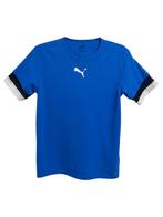 PUMA blauw voetbal gym sportshirt – maat 176 (16 jaar), Jongen of Meisje, Puma, Sport- of Zwemkleding, Ophalen of Verzenden