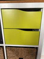 Ikea kallax inzet lades, groen, Ophalen of Verzenden, Zo goed als nieuw, 25 tot 50 cm, Minder dan 100 cm