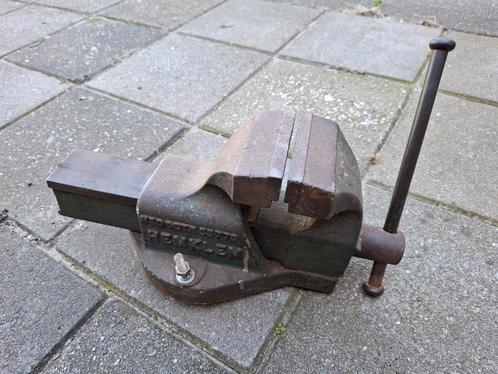 Authentieke (zware) "HEMKLEM" Bankschroef, Doe-het-zelf en Verbouw, Werkbanken, Gebruikt, Bankschroef, Ophalen