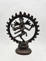 Klein bronzen Shiva beeldje vintage India beeld, Ophalen of Verzenden