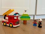Duplo Lego 10901 Brandweerwagen, Ophalen of Verzenden, Zo goed als nieuw, Complete set, Duplo