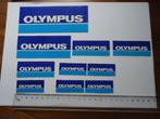 sticker OLYMPUS camera f1 sponsor retro logo senna jame hunt, Verzamelen, Stickers, Verzenden