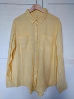 Warm zachtgele linnenmix blouse XL, Geel, Maat 46/48 (XL) of groter, Nieuw, Ophalen of Verzenden