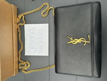 Yves Saint Laurent Kate Medium – zwart met gouden ketting beschikbaar voor biedingen