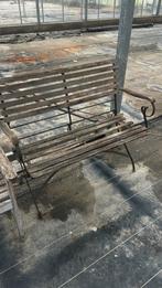 Bistro tuinbankje opknapper, Verzenden, Gebruikt, Hout