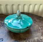 Groen geglazuurd schaaltje met deksel Mobach, Antiek en Kunst, Antiek | Keramiek en Aardewerk, Ophalen of Verzenden