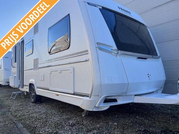Fendt 495 SKM Apero nieuw, Caravans en Kamperen, Caravans, Bedrijf, Standaardzit, Fendt, Dwarsbed, Overige typen, Gascomfoor, Hordeur