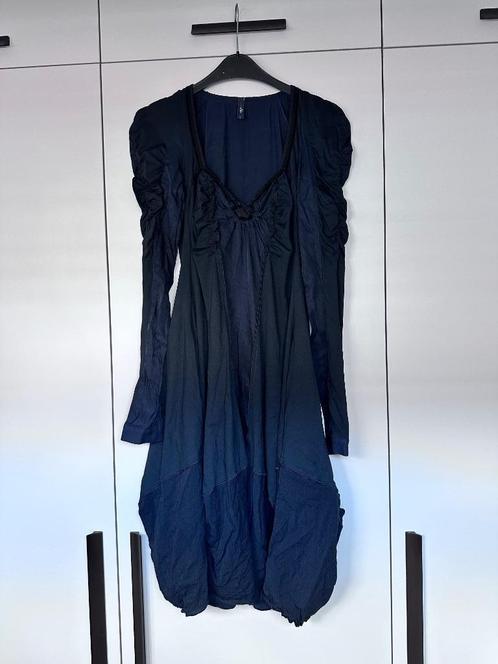 HIGH USE jurk, maat D40, Kleding | Dames, Jurken, Zo goed als nieuw, Blauw, Onder de knie, Ophalen of Verzenden