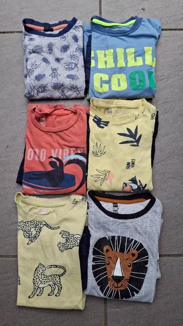122-128 korte pyjama's zomer 6X Hema beschikbaar voor biedingen
