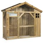 Volière Voldux S2 (nachthok links of rechts) GRATIS GELEVERD, Dieren en Toebehoren, Ophalen of Verzenden, Hout, Volière