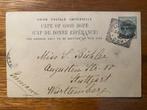 Zuid Afrika  Kaapprovincie Postkaart 1899 Stelenbosch, Postzegels en Munten, Brieven en Enveloppen | Buitenland, Verzenden, Brief