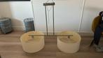 Home Sweet Home hanglamp met witte Kappen, Huis en Inrichting, Lampen | Vloerlampen, Ophalen, Gebruikt, Metaal, 100 tot 150 cm