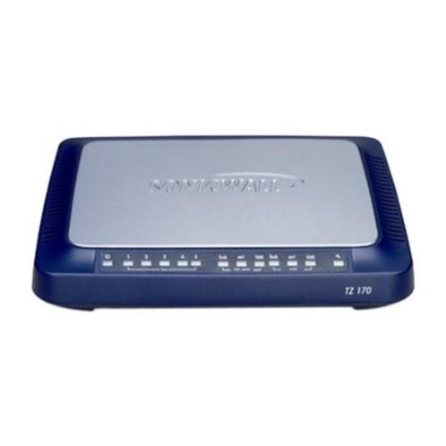 SonicWALL TZ 170 TZ170 Unrestricted Node VPN Firewall 01-SSC, Computers en Software, Routers en Modems, Nieuw, Router met modem